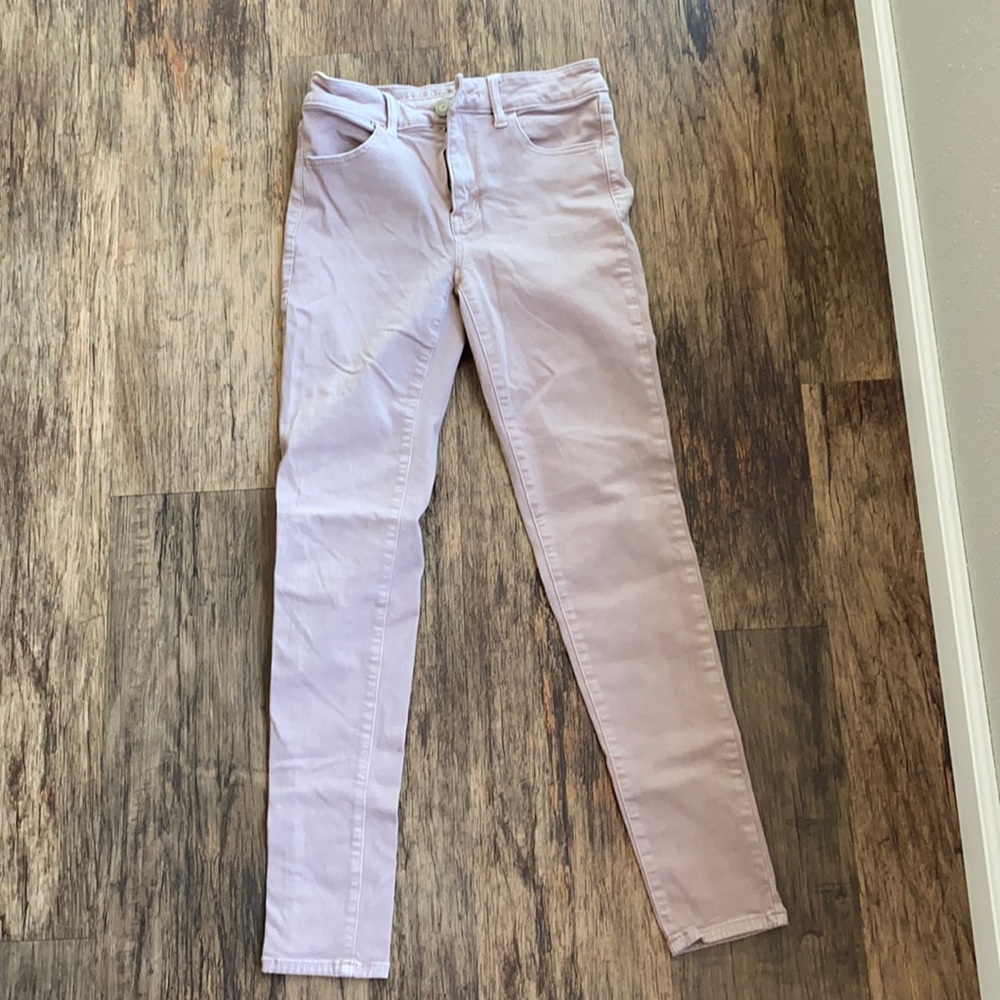American Eagle Light Pink Skinny Jeans